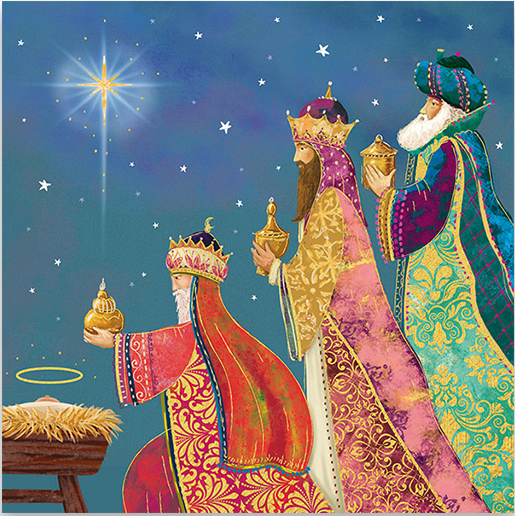 Three Kings Card