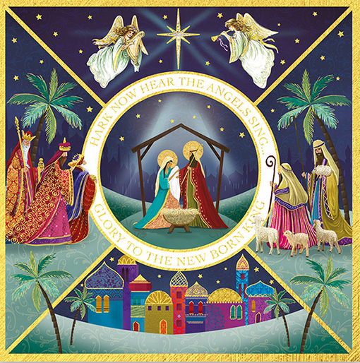 Glory To The New Born King Card