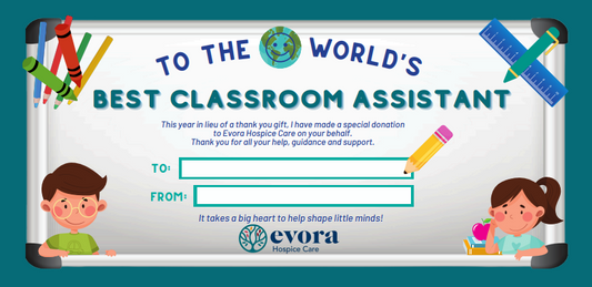 Classroom Assistant Gift Certificate