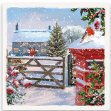 Tractor in the Field/ Countryside Christmas Assorted